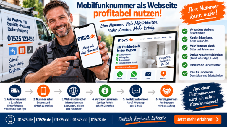 Mobilfunknummer als Webseite nutzen